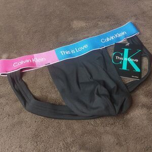 Calvin Klein Pride This is Love Microfiber Jockstrap Briefs Size Medium